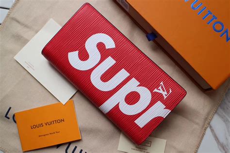 supreme lv wallet|real supreme wallet.